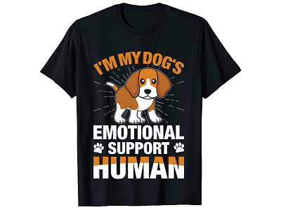 I'm my dog's emotional, Feelings T-Shirt Design. bulktshirt customtshirt feeling feelingstshirt feelingstshirtdesign fellingvector free mockup t shirt free t shirt mockup graphic design how to design a shirt how to design a t shirt how to design a t shirt t shirt t shirtdesignfree trendytshirt tshirtdesign vintage shirt vintage t shirt