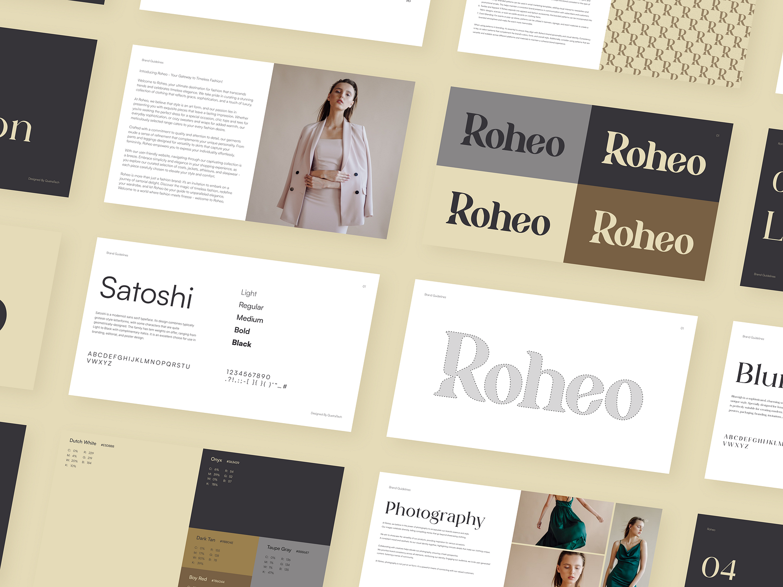 Roheo: fashion brand concept by QuetraTech on Dribbble