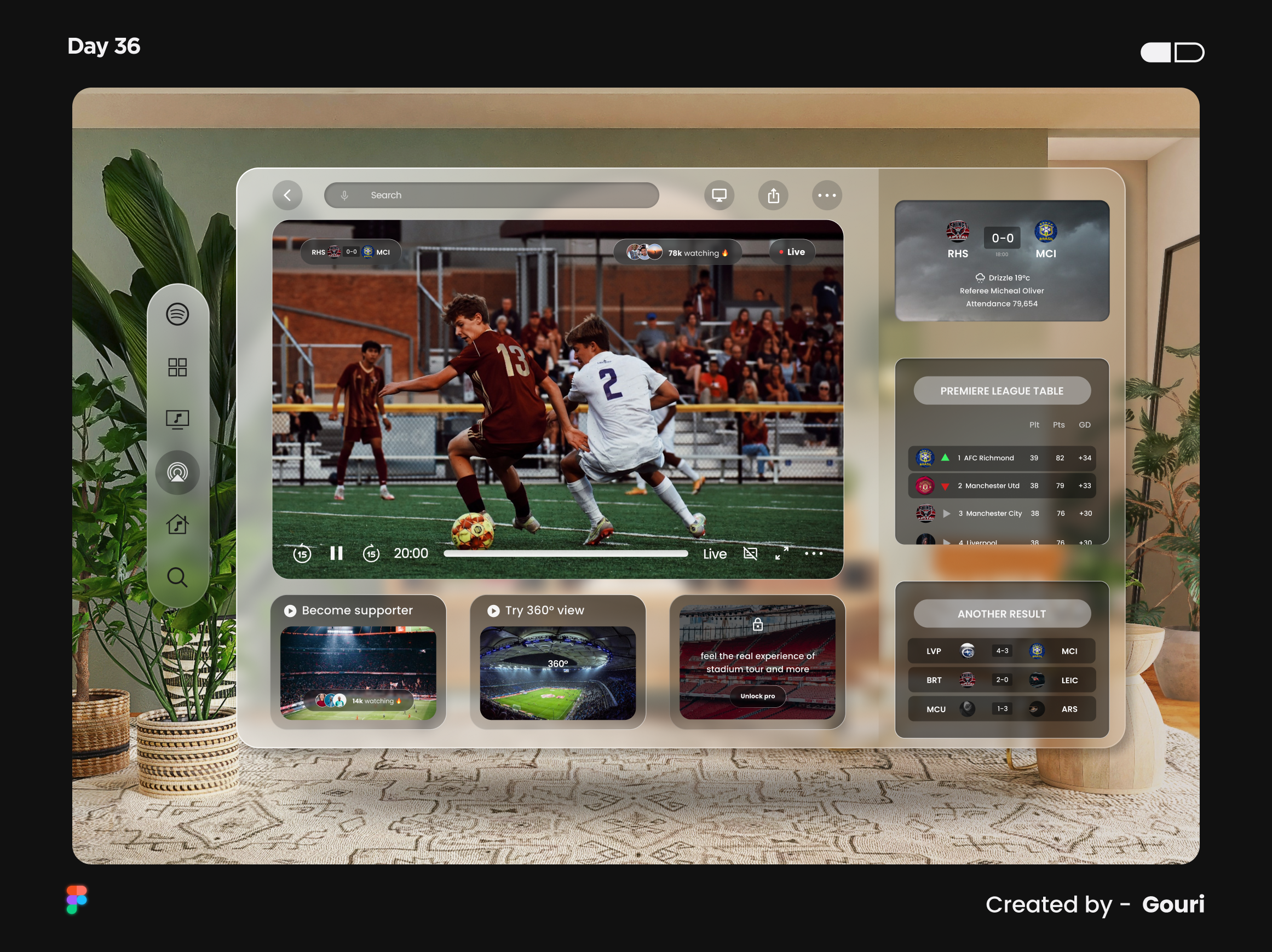 Spatial UI 3d 3d design design figma glassmorphism graphic design spatial design spatial ui spatialdesign spatialui typography ui ui design uidesign vector