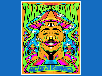 The Manshroom illustration psychedelic