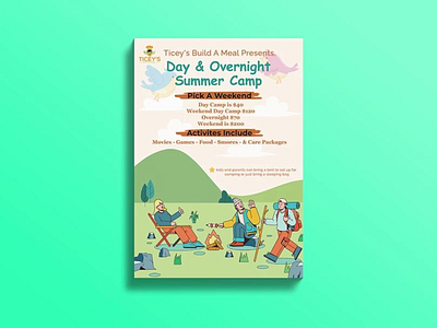 Summer Camp Flyer design graphic design