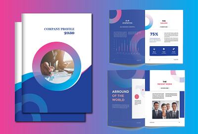 company profile annual report book cover book formatting company profile corporate flyer design flyer design graphic design illustration social media post