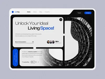 Real State - Hero Design hero hero design landing page landing page design real state real state website ui ui design ux web design