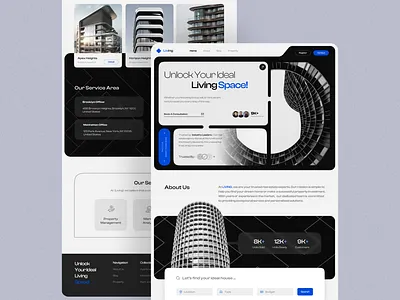 Real State - Landing Page Design agency landing page design real state real state web design ui ui design ux web design