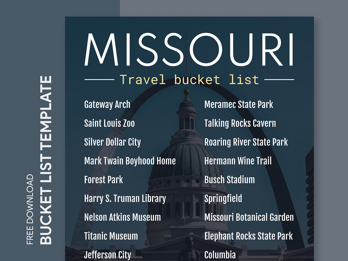 Free Bucket List Google Docs Templates by Free Google Docs Templates