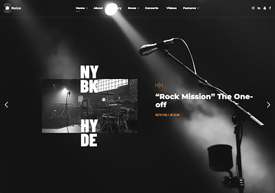 Noize 128 professional responsive typography webdesign webdevelopment