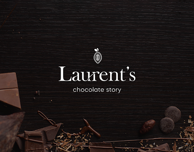 Logo & Branding | Laurent's Chocolate story branding design graphic design logo typography vector