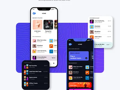 Music App Design-UIDesignz app branding dashboard design graphic design illustration logo mobile app design ui ux