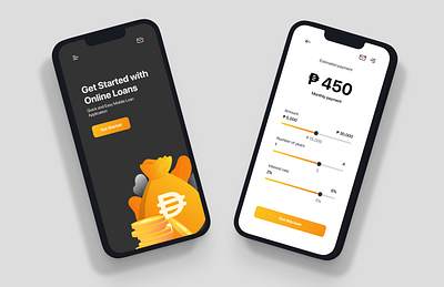 Loan Calculator App #DailyUI 04 animation app branding design figma flat graphic design icon illustration illustrator logo minimal prototype typography ui ux vector web web design website