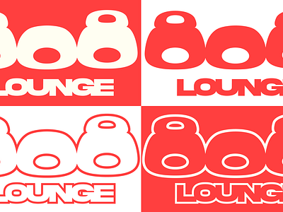 808 Lounge branding buisness design graphic design logo logomark logotype typography vector