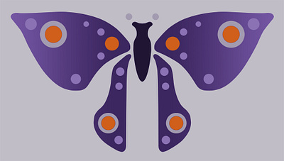 Purple Butterfly design graphic design illustration