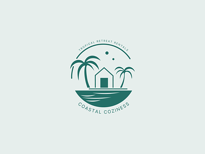 Coastal Coziness branding design graphic design logo vector