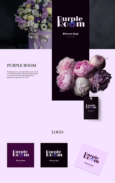 Flower Shop l Logo&Branding branding design graphic design illustration logo ui ux