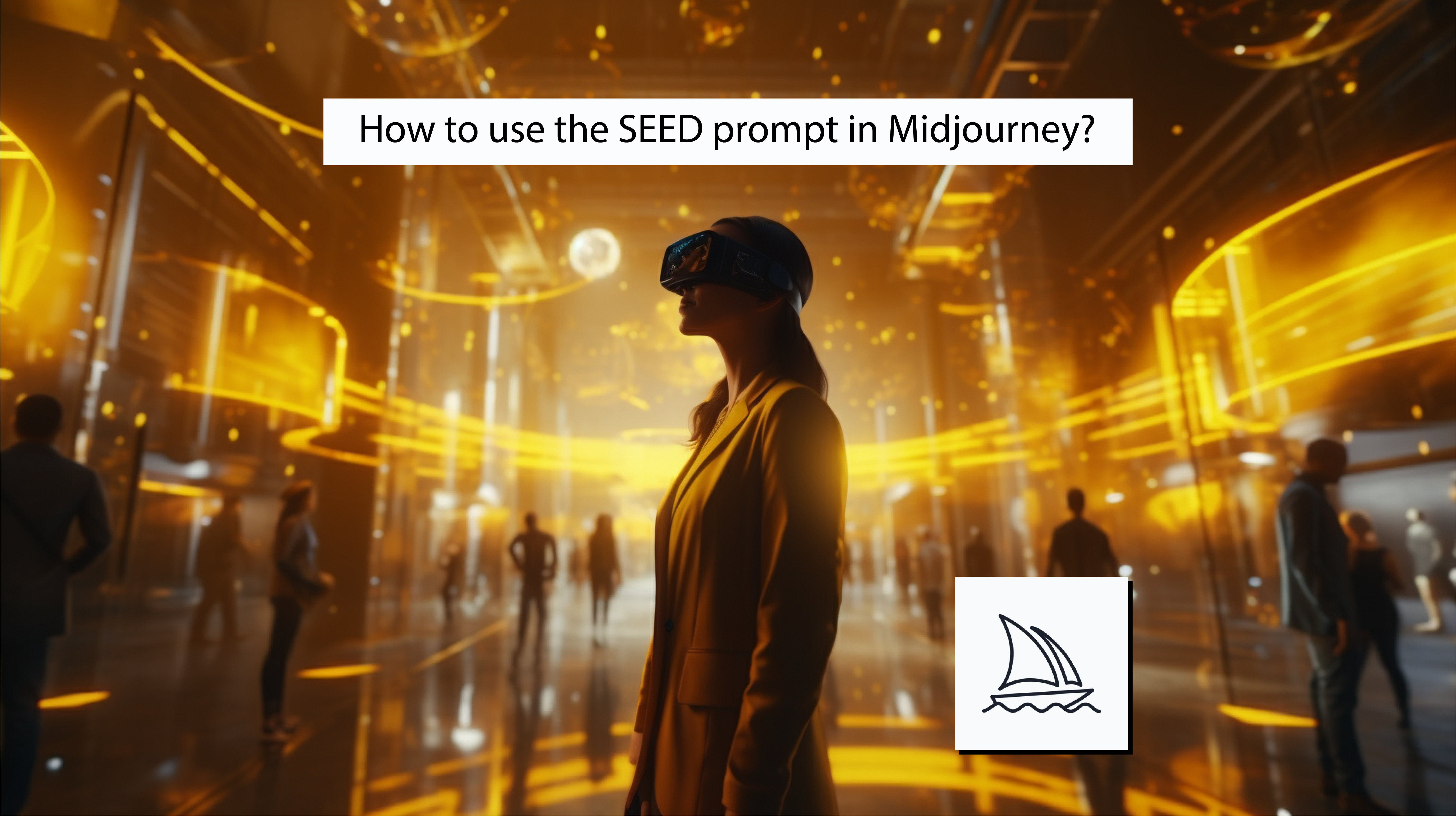 💻 👓 Generating The Metaverse World with Midjourney (AI) ai ai tools ar artificial intelligence branding futuristic illustration metaverse midjourney mr robotics ui virtual glasses vr world yellow