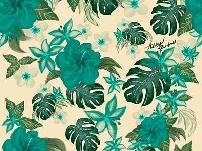 Tropical Pattern Design tropical pattern design