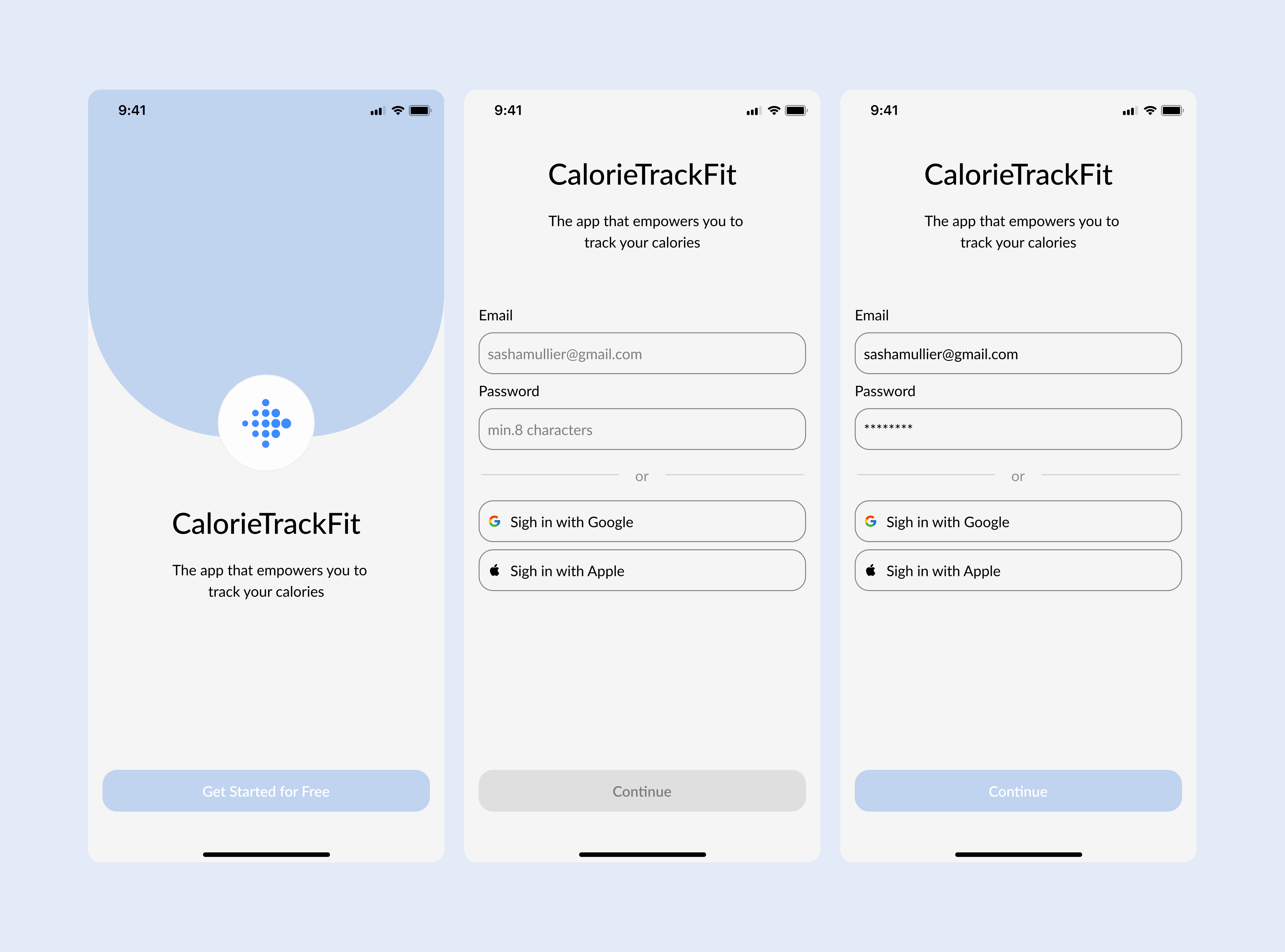Sign up dailyui signup ui