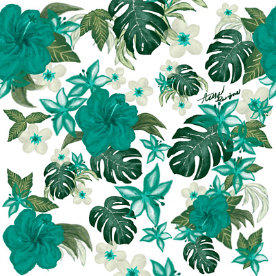 Tropical Pattern Design tropical pattern design