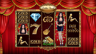 The Main UI design for the online slot machine "Golden Touch" casino art casino design digital art gambling gambling art gambling design game art game design game designer reels reels art reels design slot design slot game art slot machine slot machine art slot machine design slot machine reels