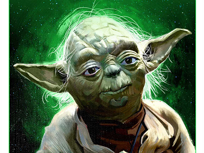 Yoda illustration starwars