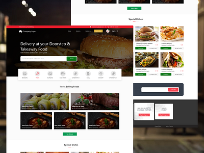 Online Food Ordering Web App (OFOOD) fastfood foodordering landingpage onlinefoodordering restaurantui restaurantwebpage restaurantwebsite webapp