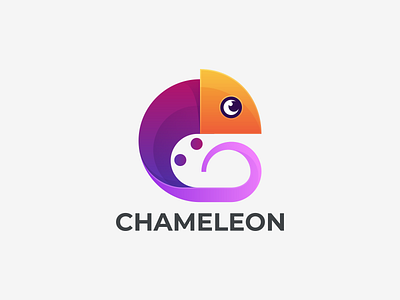 CHAMELEON branding chameleon chameleon coloring chameleon logo graphic design logo