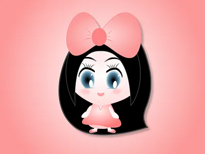 Peachee The Chibi animation branding graphic design vector