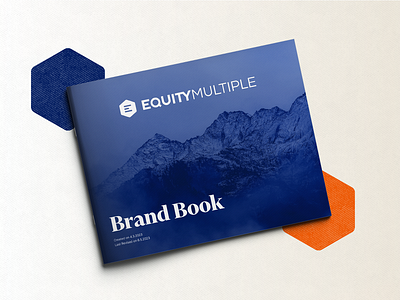 Brand Book for Equity Multiple brand guide branding color corporate branding equity multiple finance financial services font logo style guide typography usage