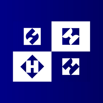 H logo 3d animation illustration motion graphics