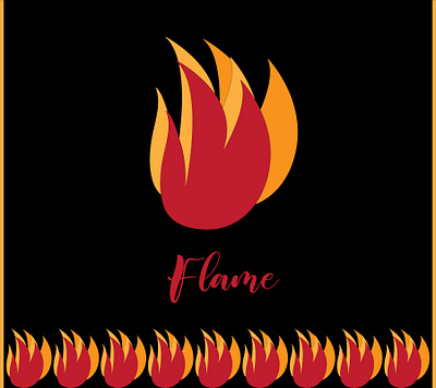 Logo Concept:- Flame Logo-Unused animation brand identity branding design graphic design illustration illustrator logo logo design logodlc ui vector