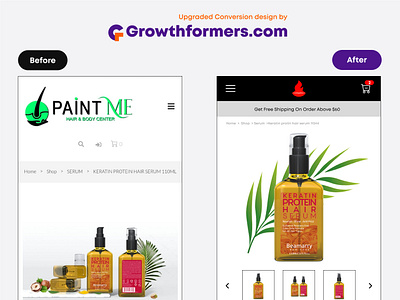 Growth Formers Conversion Design #4 🚀 landing page ui ux web design website design