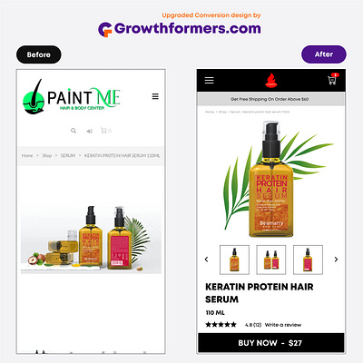 Growth Formers Conversion Design #4 🚀 landing page ui ux web design website design