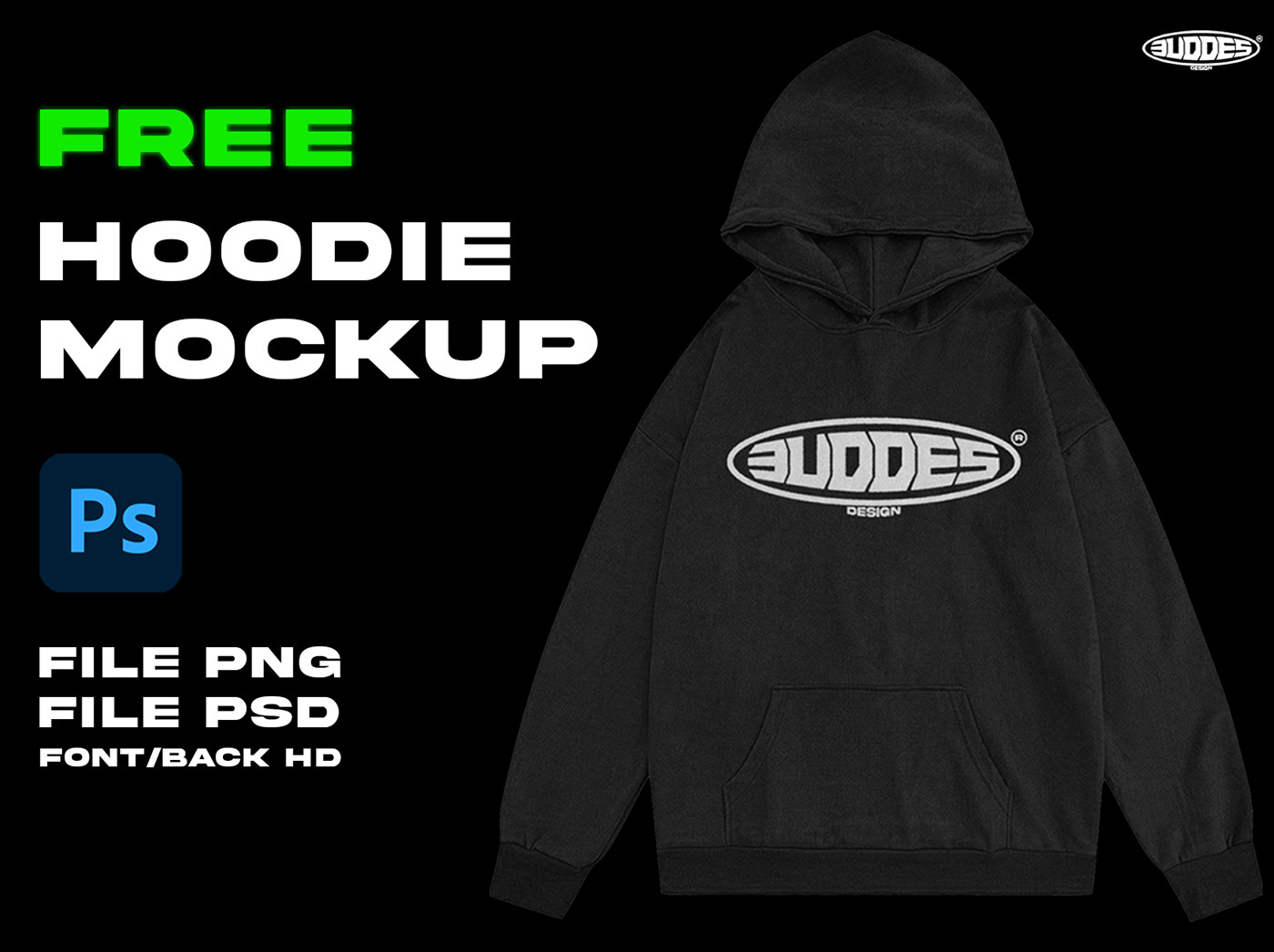 Hoodie Mockup (FREE) by 3UDDES on Dribbble