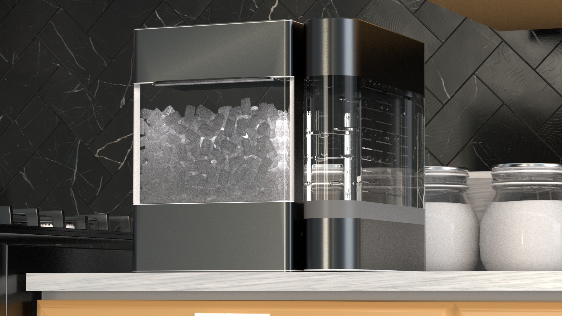 Ice Maker 3d 4d animation arnold render behance branding c4d cinema cinema 4d design digital art dribbble best shot graphic design illustration logo motion graphics photoshop product product design ui