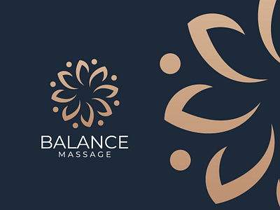 Minimalist Massage Therapist Logo brand identity brand logo branding business illustration logo massage logo minimalistic organic therapy