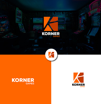 Game Korner Logo brand identity brand logo branding business business logo design illustration logo minimalistic modern logo vector