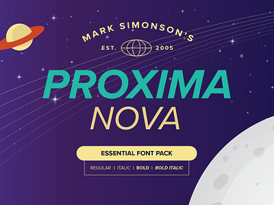 Proxima Nova Essential Font Pack sharp