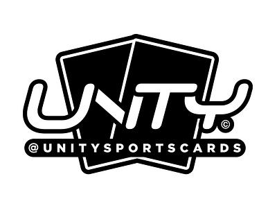 Unity Sports Cards Icon Logo brand branding business card cards freelance icon identity logo mikemerrilldesign sports sportscards sticker stickermule type typography wordmark