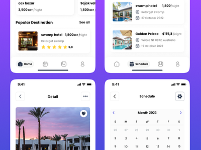 Hotel Booking App app bestapp bestdesign booking branding design happy designing hotel mobile ui user interface ux