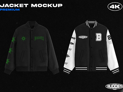 Varsity Jacket Mockup designs, themes, templates and downloadable ...