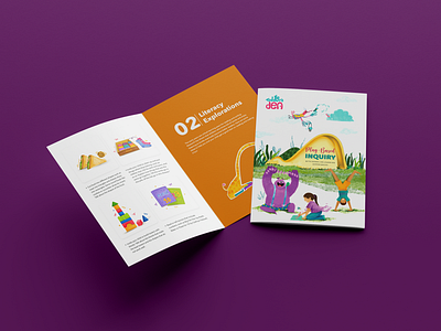 Play Based Booklet for Early Learners editorial design graphic design illustration