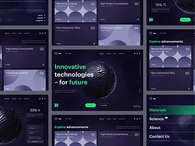 Alloy Manufacturing Landing UI crypto design ecommerce factory factory website finance gold homepage interface landing page manufacturing market material metal plant store titanium trade ui ux webdesign