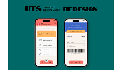 UTS India Railway Ticketing App Redesign Concept figma india railway ticketing app mobile app redesign redesign app ticket booking app ui ui design ui designer uts india railway uts mobile app