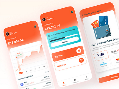 Payment processor app UIUX app bet buy crypto design e wallet exchange finance finances financial fintech fintech app invest loan mobile payment trading app transaction ui ux