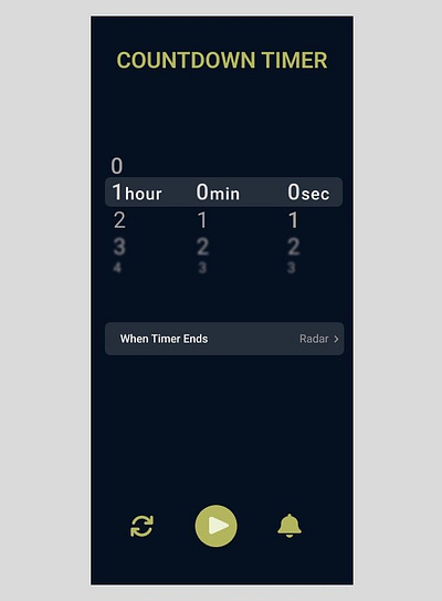 Day 14:Countdown timer #DailyUI design dribble designs mobile app ui