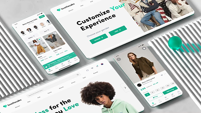 Ecommerce Redesign with 50% sales Increase - LoveTheSales.com animation app branding conversion design ecommerce interface landing page retail shopping ui user experience uxui web design website
