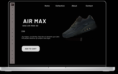Nike AirMax Product Page