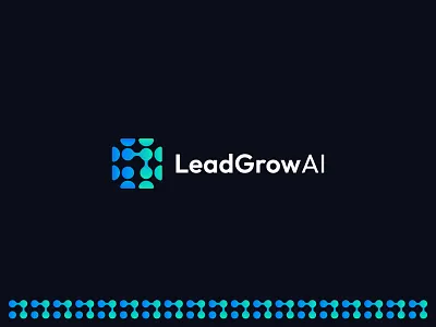 Unused Logo Concept for LeadGrow AI agency ai ai logo automation logo branding design gradient logo graphic design icon lead logo leadgrow leads logo logo design logo mark minimal logo minimalist