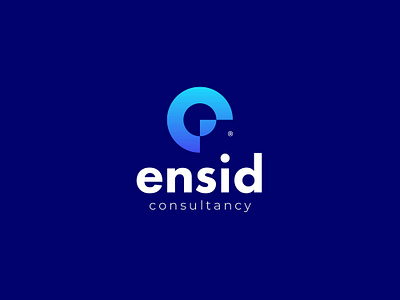 Ensid Consultancy Logo & Brand Identity brand branding design graphic design grid grid logo logo logo design minimalist modern design simple logo