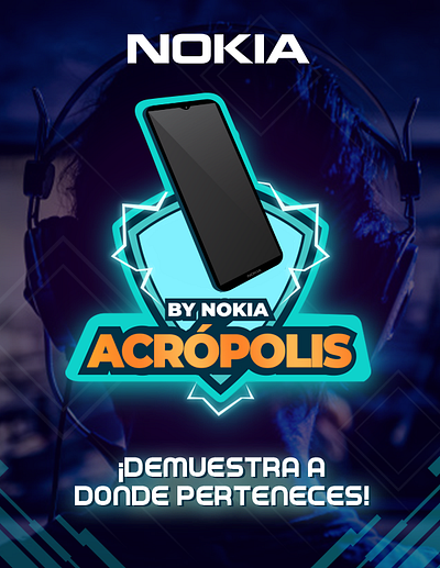 NOKIA - Acrópolis campaign - Internal design graphic design vector