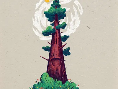 Sequoia design graphic design illustration procreate